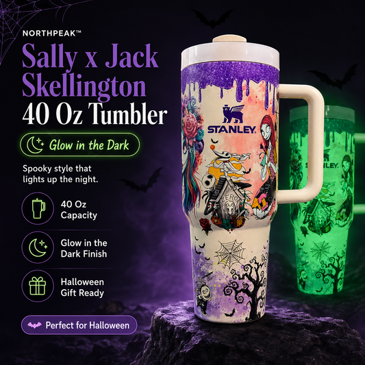 Northpeak™ Sally x Jack Skellington 40 Oz Tumbler